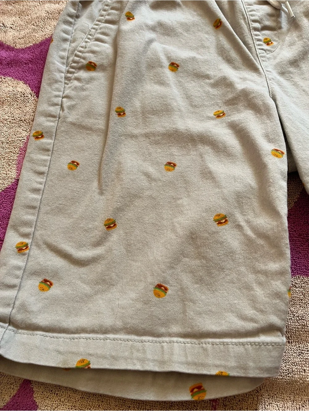 🍔 Old Navy Boys Khaki Hamburger Pull On Shorts